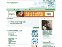 Tablet Screenshot of forum.neurologiczne.pl